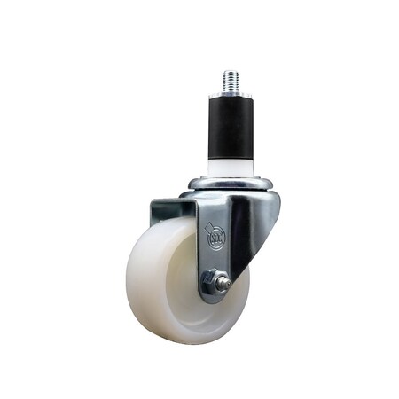 Service Caster 3'' Nylon Wheel Swivel 1-1/2'' Expanding Stem Caster SCC-EX20S314-NYS-112